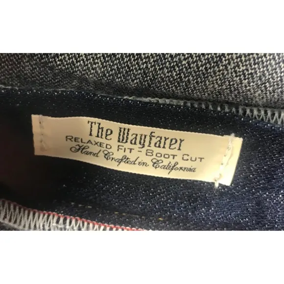 Agave Denim Relaxed Fit Boot Cut Jeans The Wayfarer Dark Wash Size 42x36