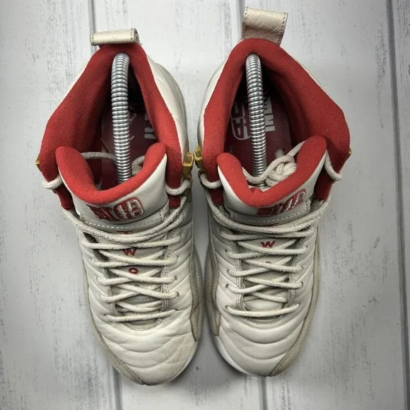 Air Jordan 12 Retro Chinese New Year Boy's Shoes Orewood Brown Sz 6Y 881428-142