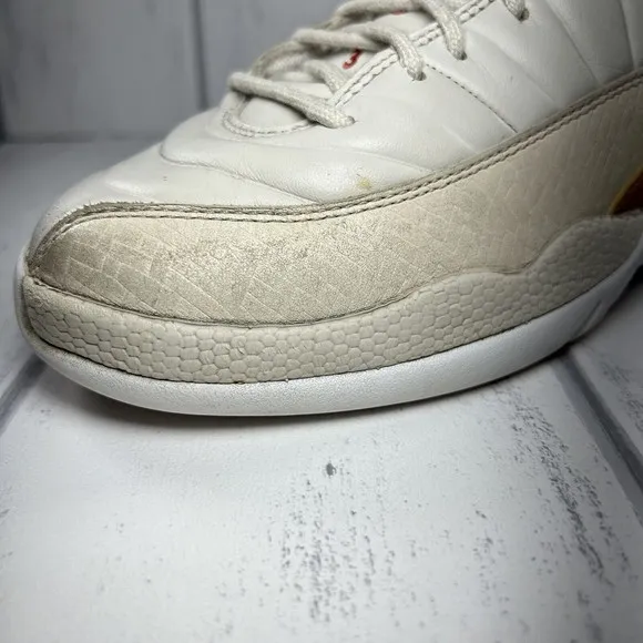 Air Jordan 12 Retro Chinese New Year Boy's Shoes Orewood Brown Sz 6Y 881428-142