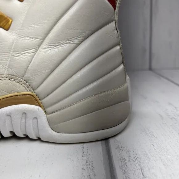 Air Jordan 12 Retro Chinese New Year Boy's Shoes Orewood Brown Sz 6Y 881428-142