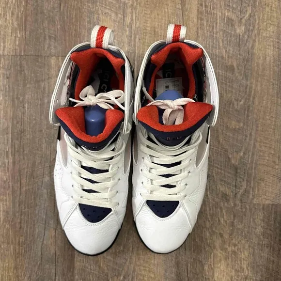 Air Jordan 7 VII Retro PSG Paris Saint-Germain Paname White Blue Red