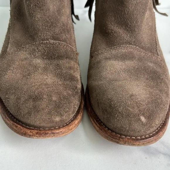 Alberto Fermani Capricia Brown Suede Ankle Boots Size 36.5