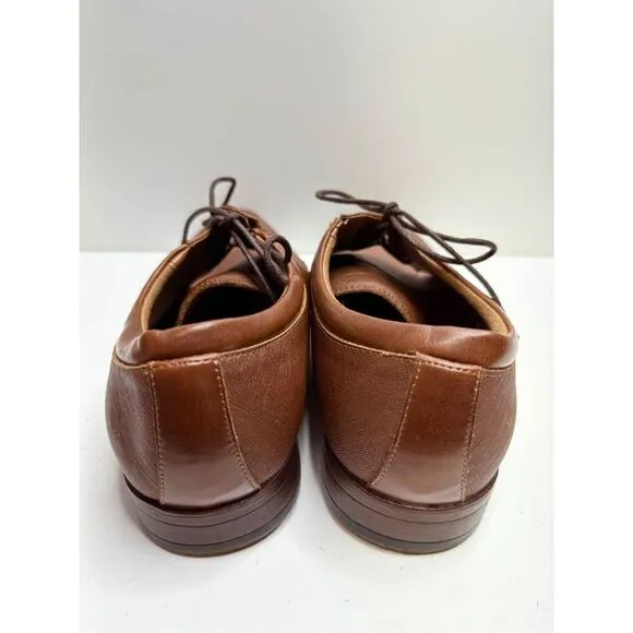 ALDO Derby Mens Size 9.5 Brown Barrie Dress Shoes NEW