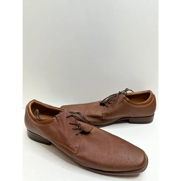 ALDO Derby Mens Size 9.5 Brown Barrie Dress Shoes NEW