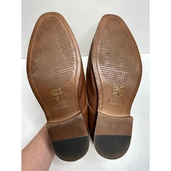 ALDO Derby Mens Size 9.5 Brown Barrie Dress Shoes NEW