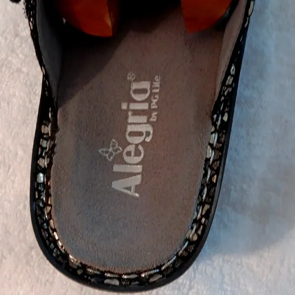 Alegria Women's Leather Metallic Shoes size 39