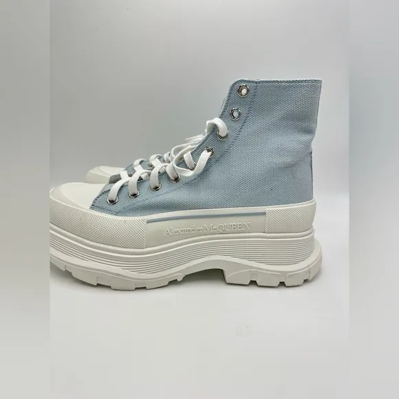 ALEXANDER MCQUEEN Treadslick High Top Canvas Boots