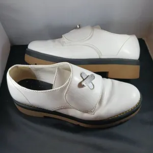Alexander Wang Women's size 38 US size 7M White Platform Loafer Leather