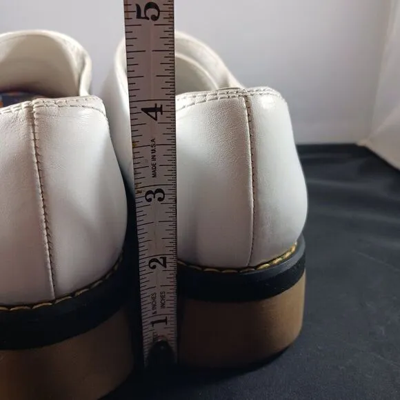 Alexander Wang Women's size 38 US size 7M White Platform Loafer Leather