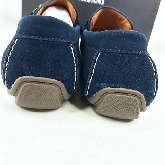 Alfani Jamesnvy Navy Bit Loafer Shoes