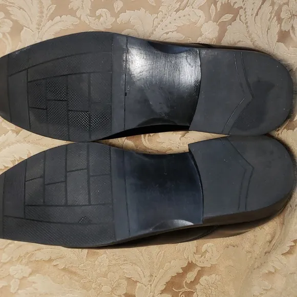 Alfani,Mens faux leather black dress shoes size 12 M.