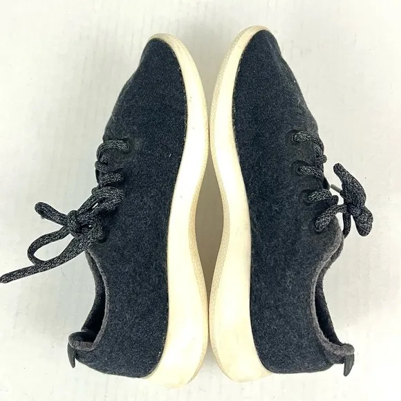 Allbirds Dark Gray Merino Wool Runners Tuke Jo Shoes - Size 7