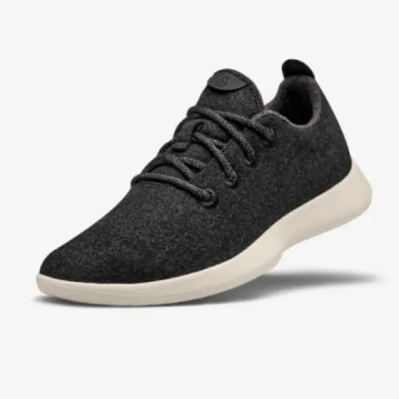Allbirds Dark Gray Merino Wool Runners Tuke Jo Shoes - Size 7