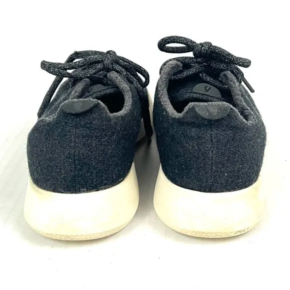 Allbirds Dark Gray Merino Wool Runners Tuke Jo Shoes - Size 7