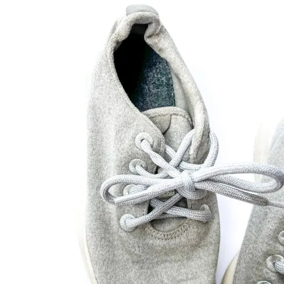 allbirds Light Gray The Wool Runners Washable Tennis Shoes Size 7