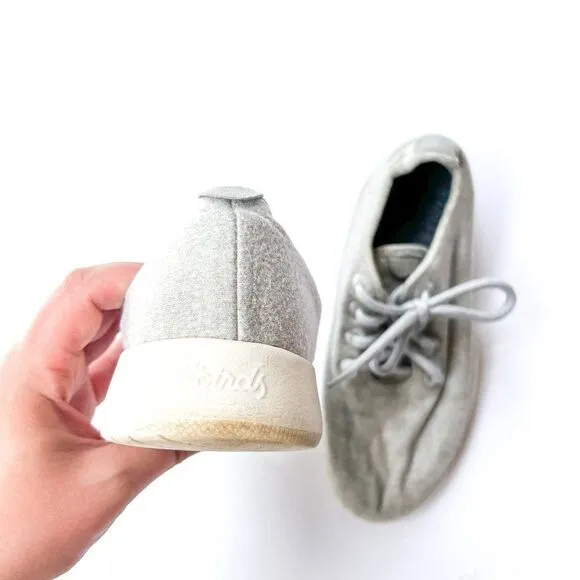 allbirds Light Gray The Wool Runners Washable Tennis Shoes Size 7