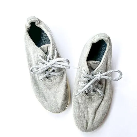 allbirds Light Gray The Wool Runners Washable Tennis Shoes Size 7
