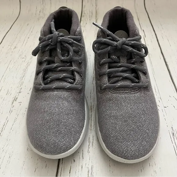 Allbirds Women’s Wool Runner-Up Shoes Mizzles Size 11 Light Grey High Top