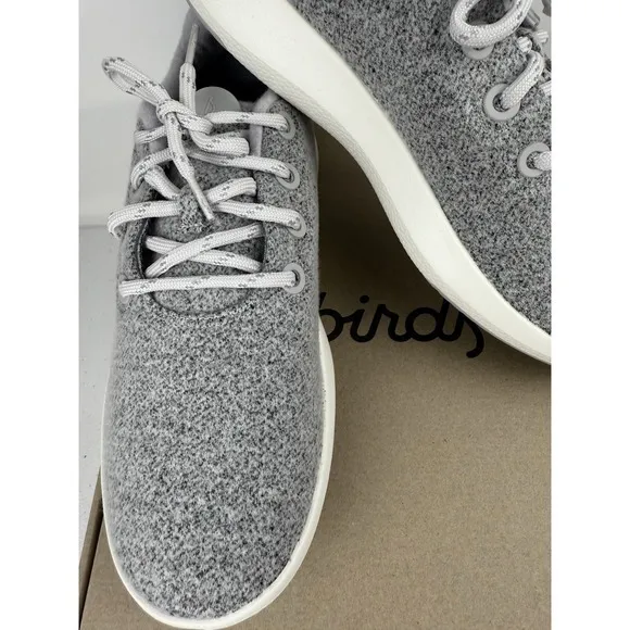 Allbirds Wool Runner Mizzle Light Grey Running Shoes Men Size 12