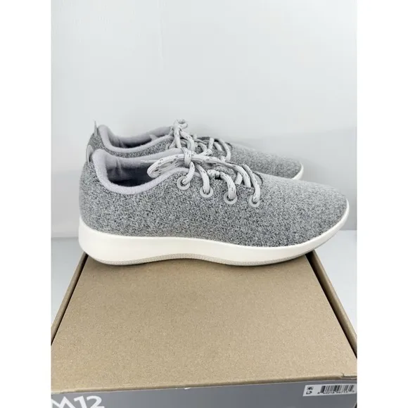 Allbirds Wool Runner Mizzle Light Grey Running Shoes Men Size 12