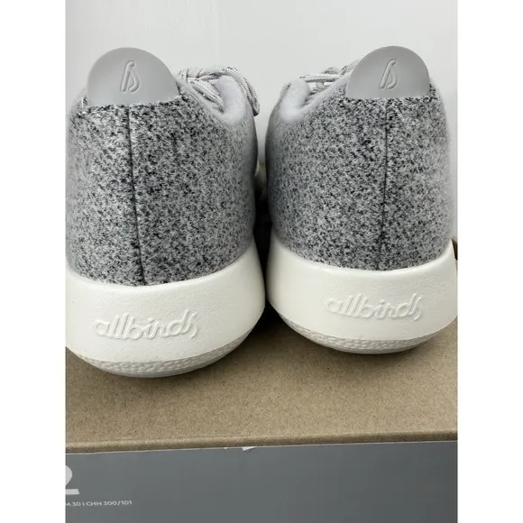 Allbirds Wool Runner Mizzle Light Grey Running Shoes Men Size 12