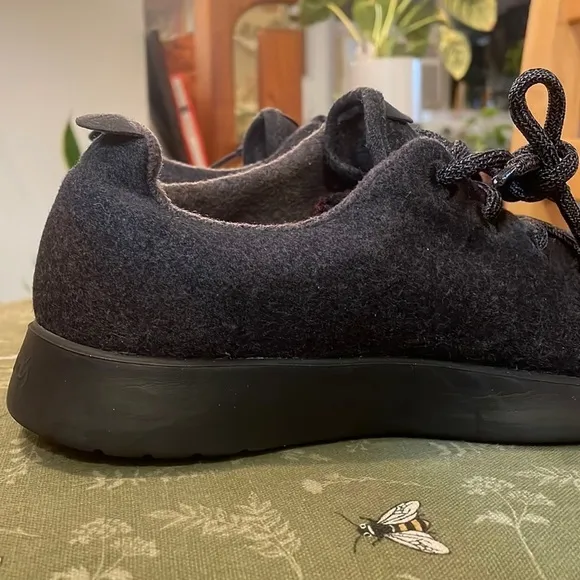 Allbirds Wool Runner Sneakers Natural Black sz 10