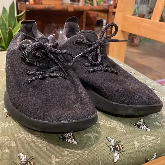 Allbirds Wool Runner Sneakers Natural Black sz 10