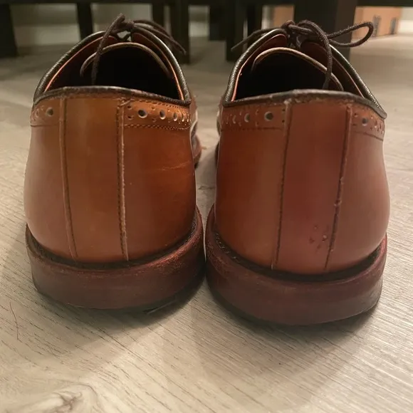 Allen Edmonds Bel Air Cream and Tan Leather shoes size 9.5