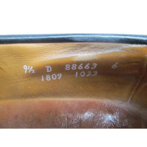 Allen Edmonds Cody Full Strap Tasseled Loafers Size US 9.5 D   shoe trees