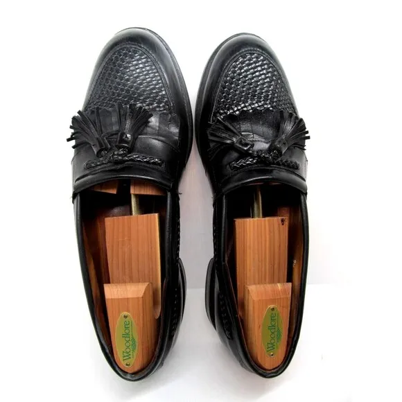 Allen Edmonds Cody Full Strap Tasseled Loafers Size US 9.5 D   shoe trees