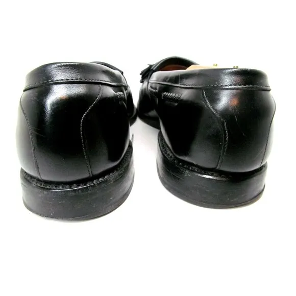 Allen Edmonds Cody Full Strap Tasseled Loafers Size US 9.5 D   shoe trees