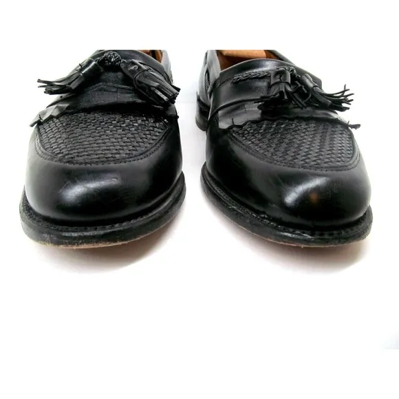 Allen Edmonds Cody Full Strap Tasseled Loafers Size US 9.5 D   shoe trees