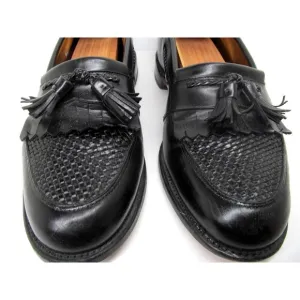 Allen Edmonds Cody Full Strap Tasseled Loafers Size US 9.5 D   shoe trees