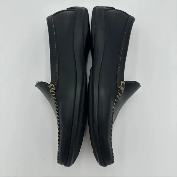 Allen Edmonds El Paso Driving Loafers Black Leather Shoes Mens 9 E Slip On
