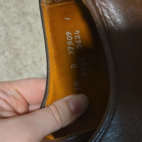 Allen Edmonds Mens Brown Leather Shoes