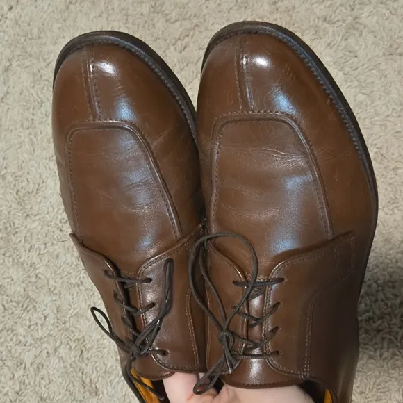 Allen Edmonds Mens Brown Leather Shoes