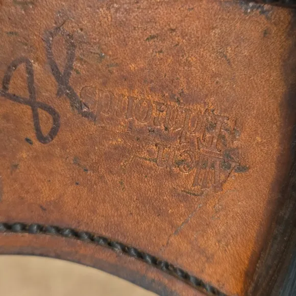 Allen Edmonds Mens Brown Leather Shoes