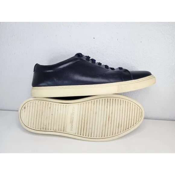 Allen Edmonds Mens Canal Court Leather Shoes Navy 10.5 Portugal Dress Casual OBO