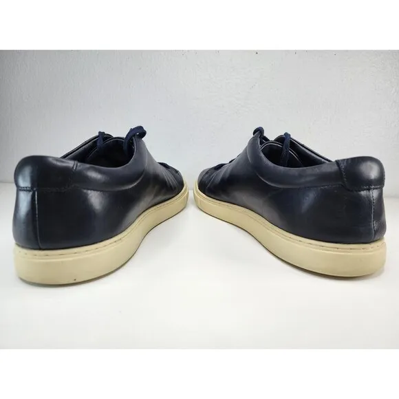 Allen Edmonds Mens Canal Court Leather Shoes Navy 10.5 Portugal Dress Casual OBO