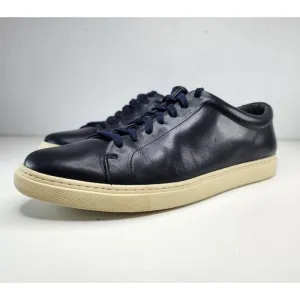 Allen Edmonds Mens Canal Court Leather Shoes Navy 10.5 Portugal Dress Casual OBO