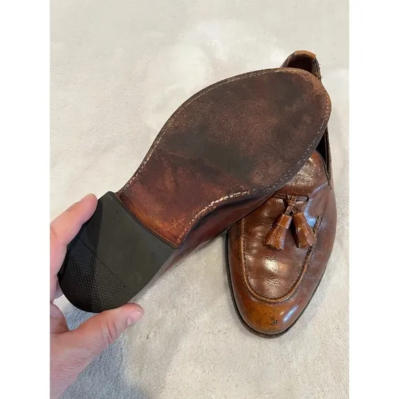 Allen Edmonds Tassel Loafers Leather Dress Shoes Classic Style 8.5‎