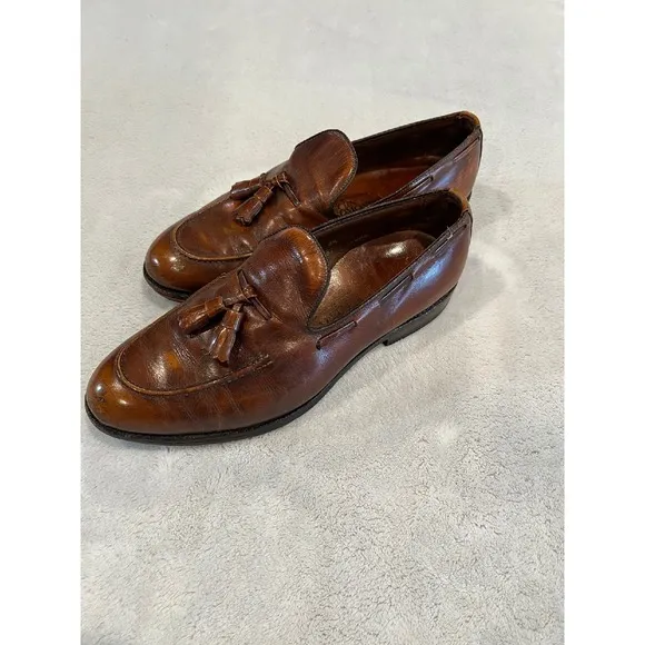 Allen Edmonds Tassel Loafers Leather Dress Shoes Classic Style 8.5‎