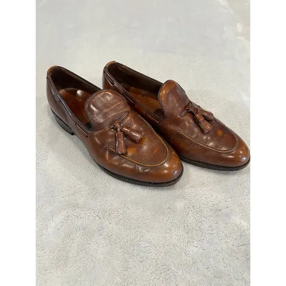 Allen Edmonds Tassel Loafers Leather Dress Shoes Classic Style 8.5‎