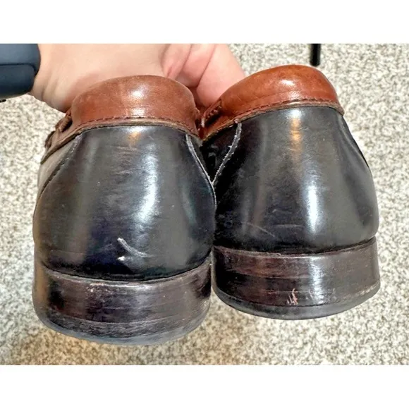 Allen Edmonds Woodstock Kiltie Dress Loafers Shoes Brown Men's 10 B Made in USA