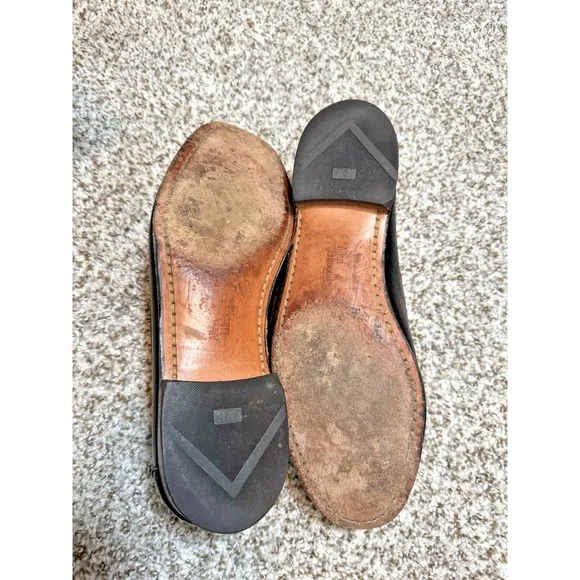 Allen Edmonds Woodstock Kiltie Dress Loafers Shoes Brown Men's 10 B Made in USA