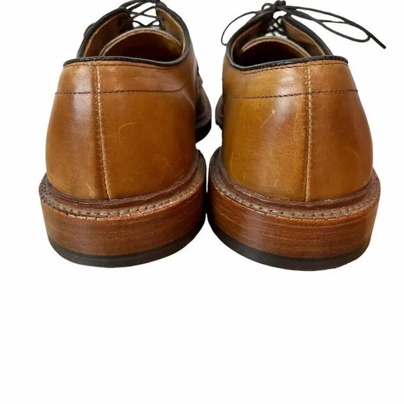 Allen Edmonds Hillcrest Tan Leather Derby Shoes