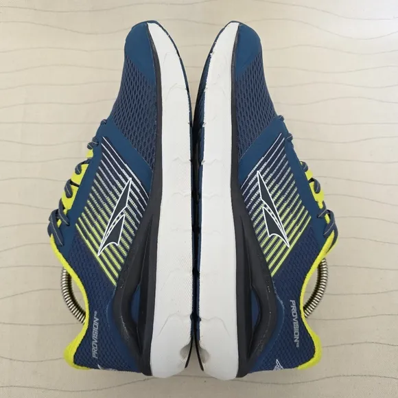Altra Mens Provision 4 Blue Yellow Running Sneakers Shoes AL0A4PEA431 Size 9