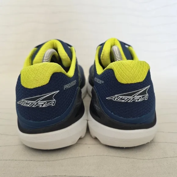 Altra Mens Provision 4 Blue Yellow Running Sneakers Shoes AL0A4PEA431 Size 9