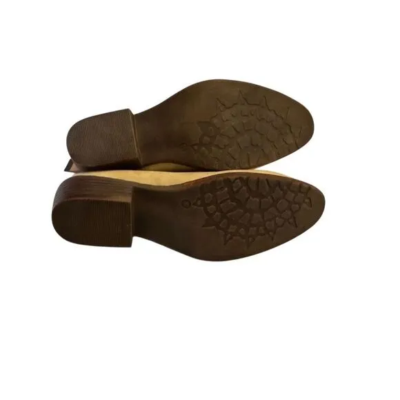 American Rag Women's Beige Mule Clogs Vegan Slip-On Block Heel Casual