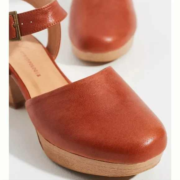 Anthropologie Romy Platform Heels -tan